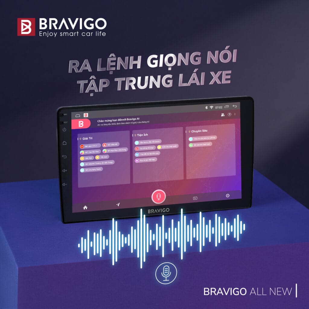 Bravigo AI. Ra lệnh gióng nói