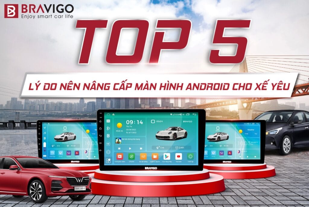 nâng cấp màn hình android ô tô