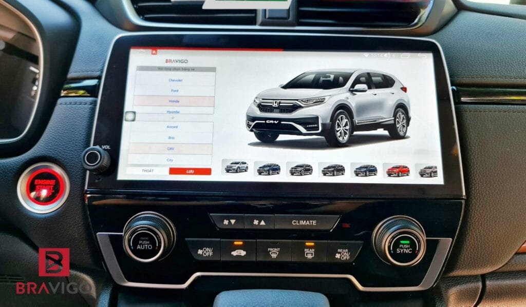 Trải nghiệm màn hình BRAVIGO CRV: Đầu tư xứng đáng cho chủ xe CRV 4 màn hình BRAVIGO CRV