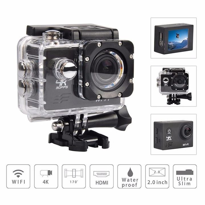 Camera thể thao A19 4K wifi là góc quay lên đến 170 độ