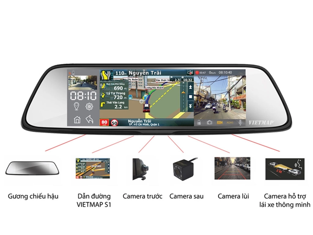 Lý do nên lắp camera hành trình gương