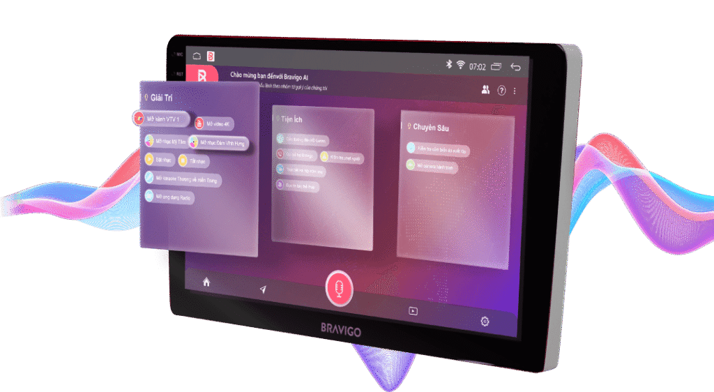 Màn hình Bravigo hỗ trợ tiếng Việt