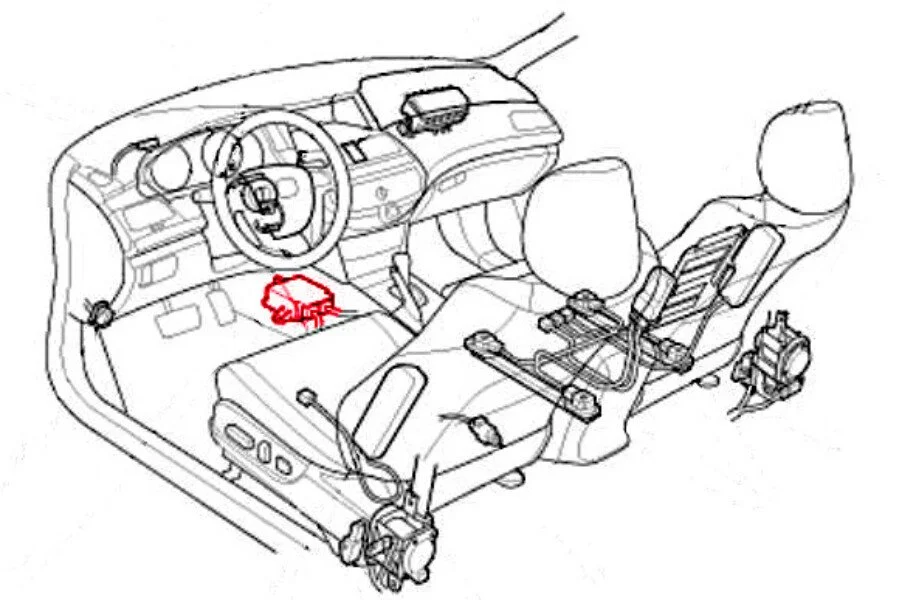 Vị trí đặt hộp đen ô tô