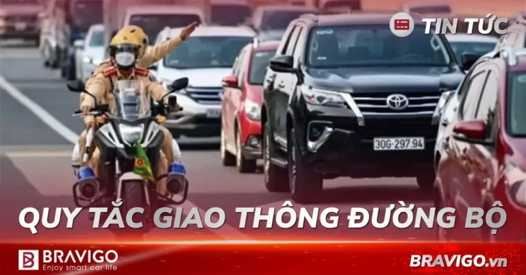 một số quy tắc khi tham gia giao thông đường bộ