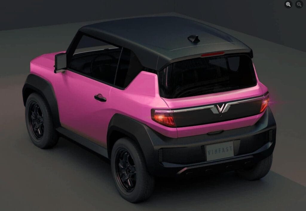 Sắc hồng cho chiếc xe dễ thương