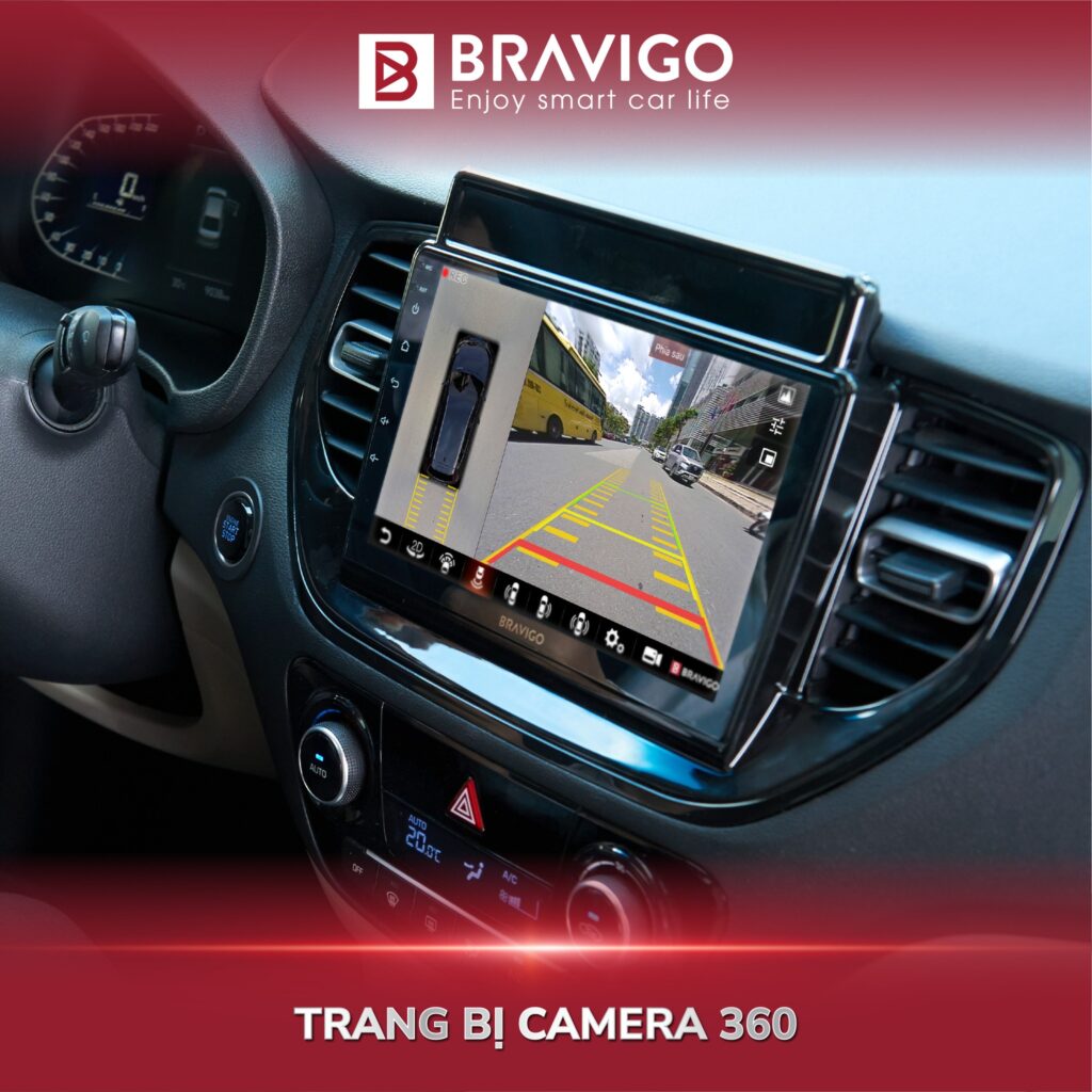 Cách đánh lái khi lùi xe qua camera lùi ô tô