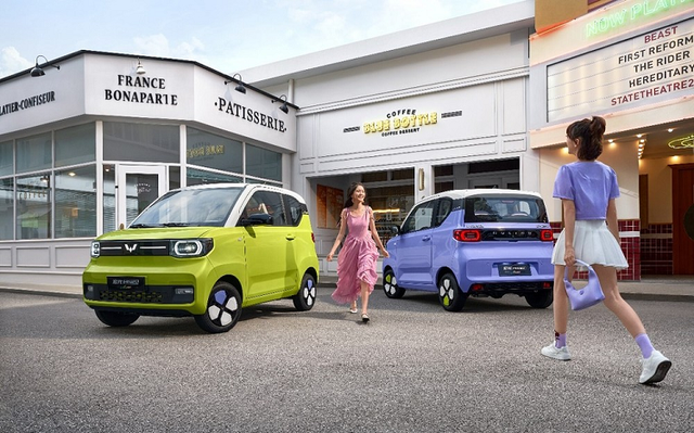 so sanh vinfast vf3 vs wuling hongguang miniev 11