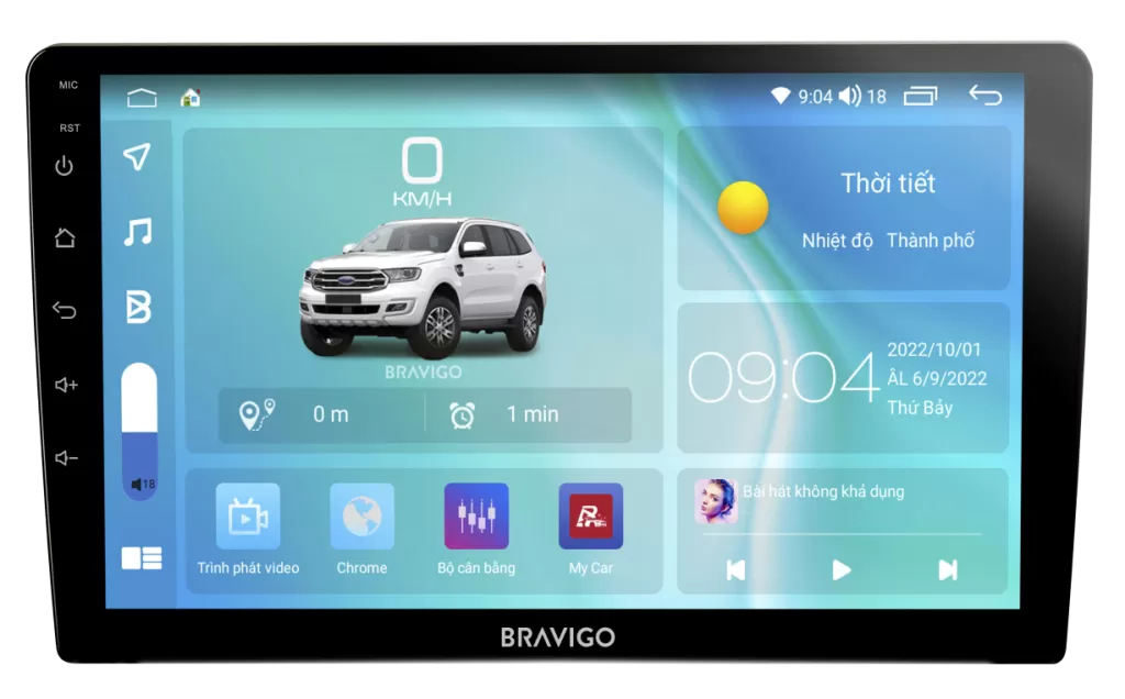 Màn hình android đáp ứng các tính năng nguyên bản