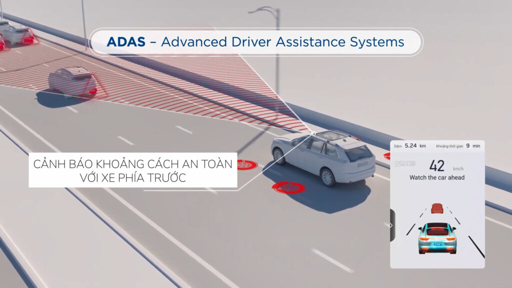Công nghệ ADAS cảnh báo va chạm