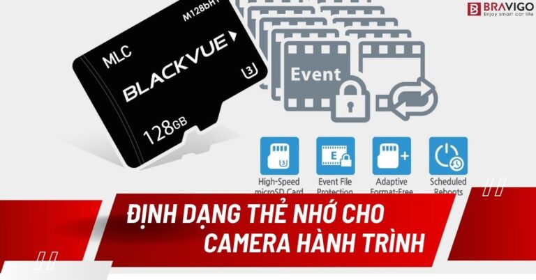 cách định dạng thẻ nhớ cho camera hành trình