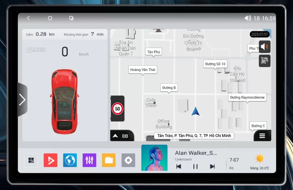 Sử dụng màn hình DVD hỗ trợ lái xe an toàn