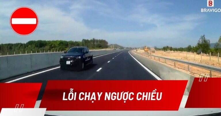 chạy xe ngược chiều