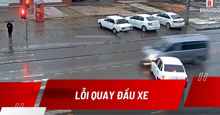 xử phạt lỗi quay đầu xe