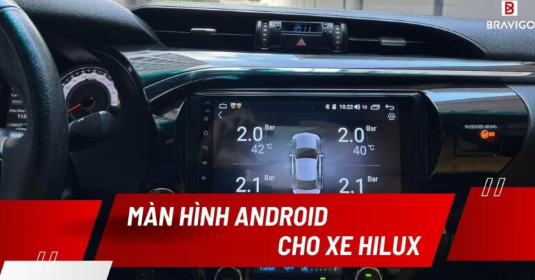 màn hình cho xe Hilux