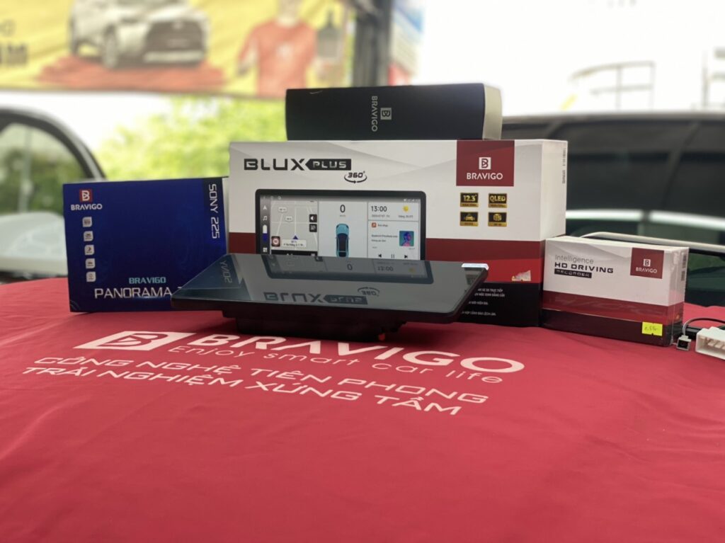 Màn hình android cho xe Santafe