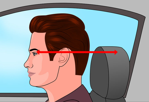 Tư Thế Ngồi Lái Ô Tô Đúng Cách, Không Đau Lưng Và Không Cảm Thấy Mệt 7 Điều chỉnh tựa đầu