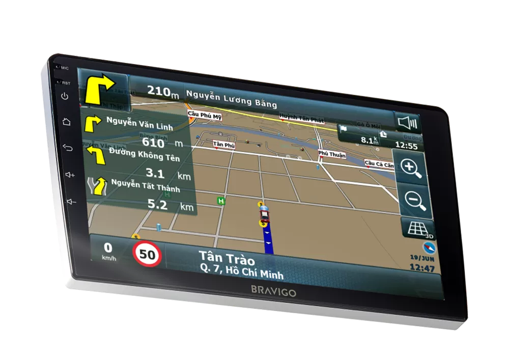 Màn hình hỗ trợ lái xe an toàn