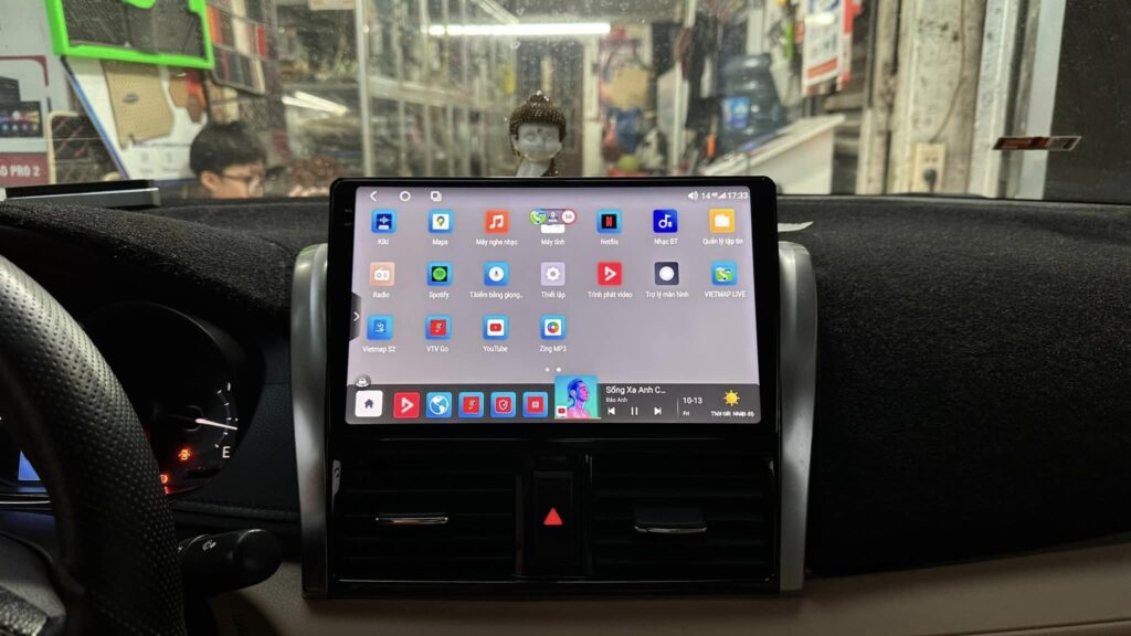 Hình ảnh thực trên xe Vios