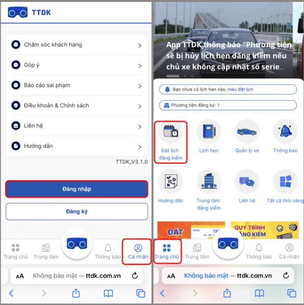 Đăng nhập/ đăng ký