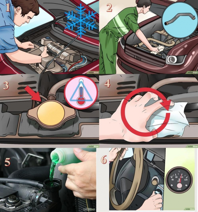 Nước Làm Mát Xe Ô Tô Bao Lâu Thay 1 Lần, Nên Thay Loại Nào Tốt 5 các bước thay nước làm mát