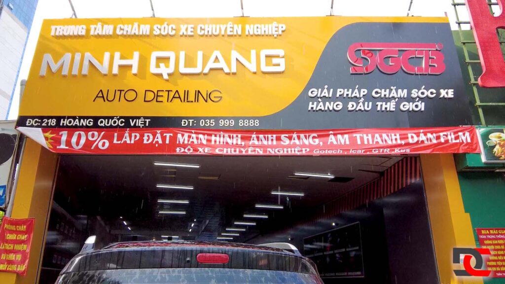 Minh Quang Auto - trung tâm chăm sóc, nâng cấp ô tô chuyên nghiệp