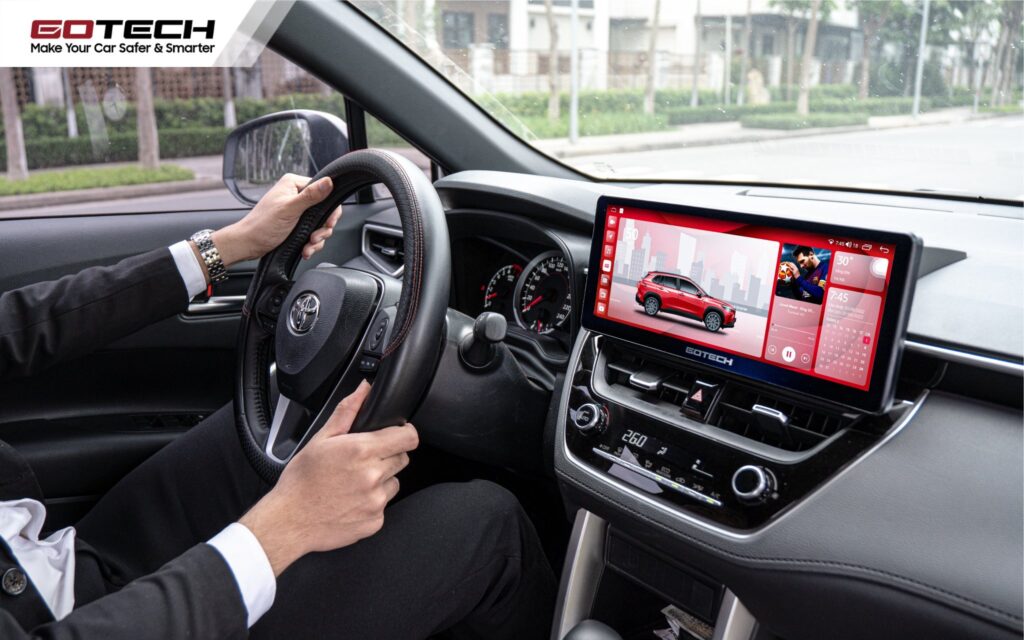 So Sánh Màn Hình Bravigo Và Gotech: Nên Lắp Sản Phẩm Nào? 4 Màn hình Gotech trên xe ô tô
