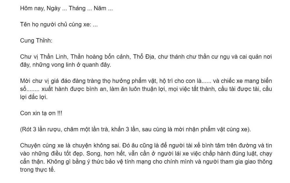 Văn khấn tham khảo