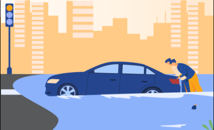 Xe ô tô bị ngập nước