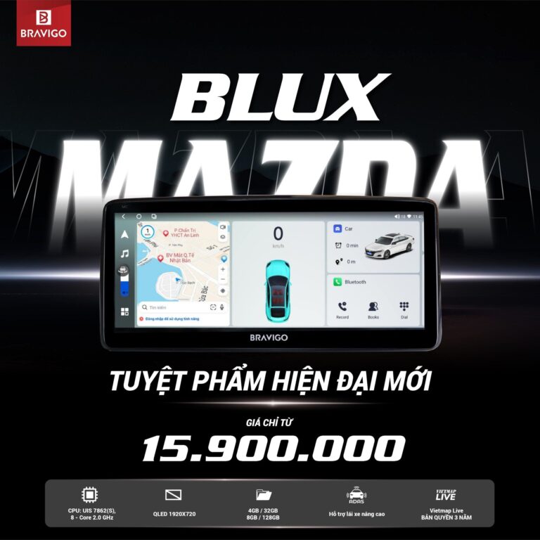 màn hình android blux mazda 3