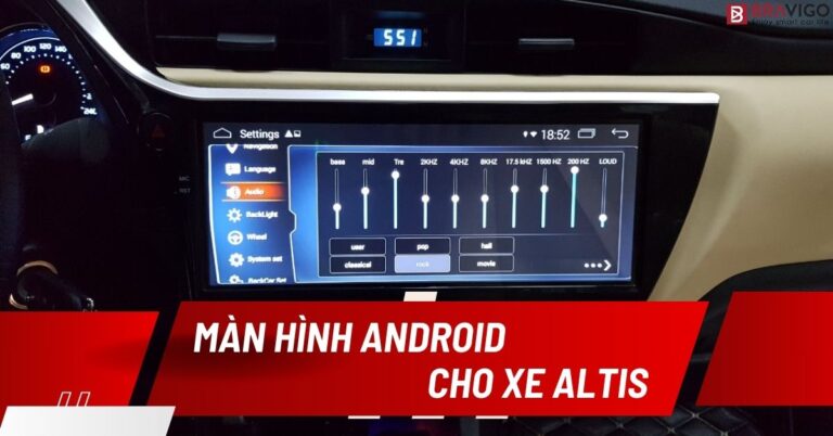 màn hình cho xe altis