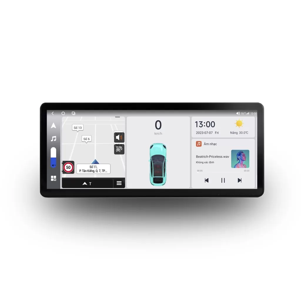 lắp màn hình android Altis tại Bravigo