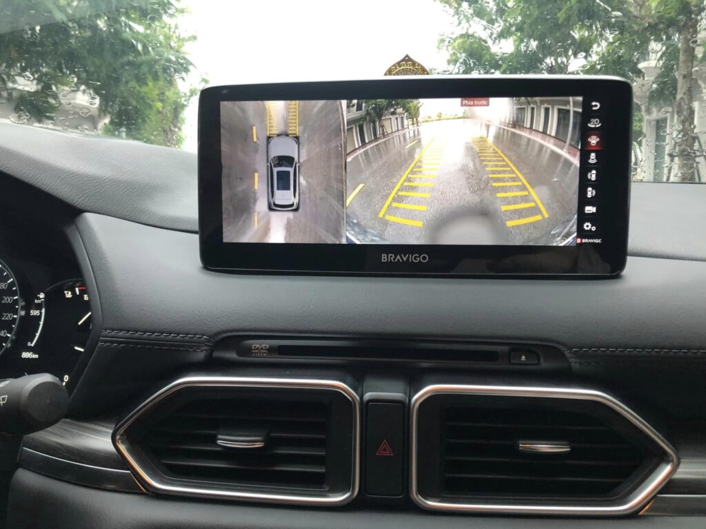 Cách Nghe Nhạc Xem Phim Bản Đồ Dành Cho Xe Mazda CX5 4 Màn hình DVD android cho Mazda CX5