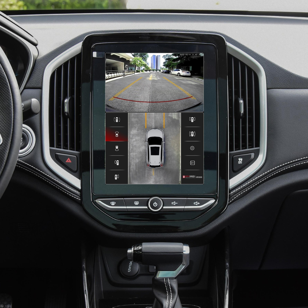 lắp đặt camera 4 mắt trên xe Mazda CX5