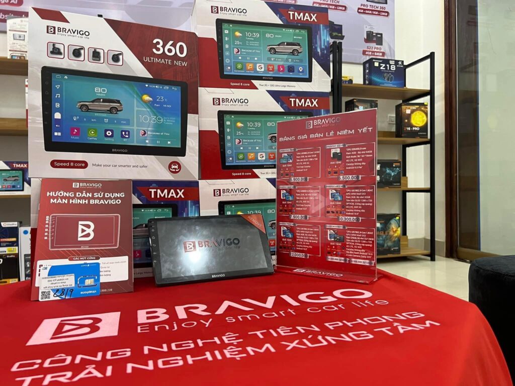 lắp màn hình android KIA Sonet tại Bravigo