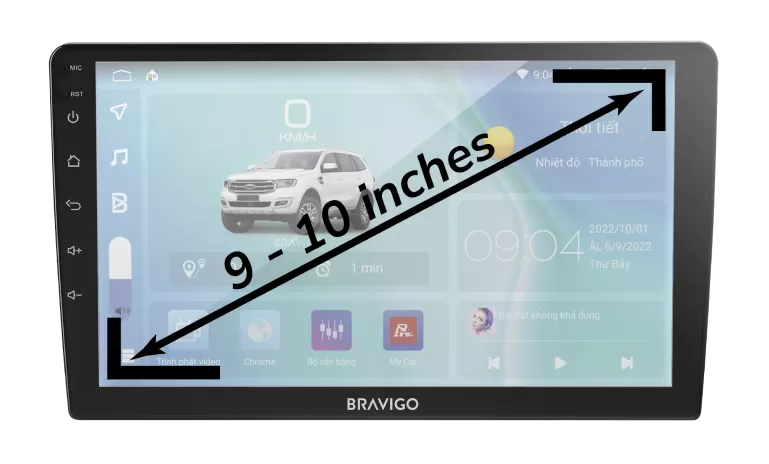 Màn Hình Android Ô Tô Bravigo 360 Ultimate New Cấu Hình Mạnh