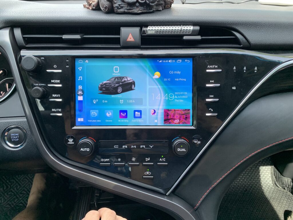 chọn màn hình android Camry