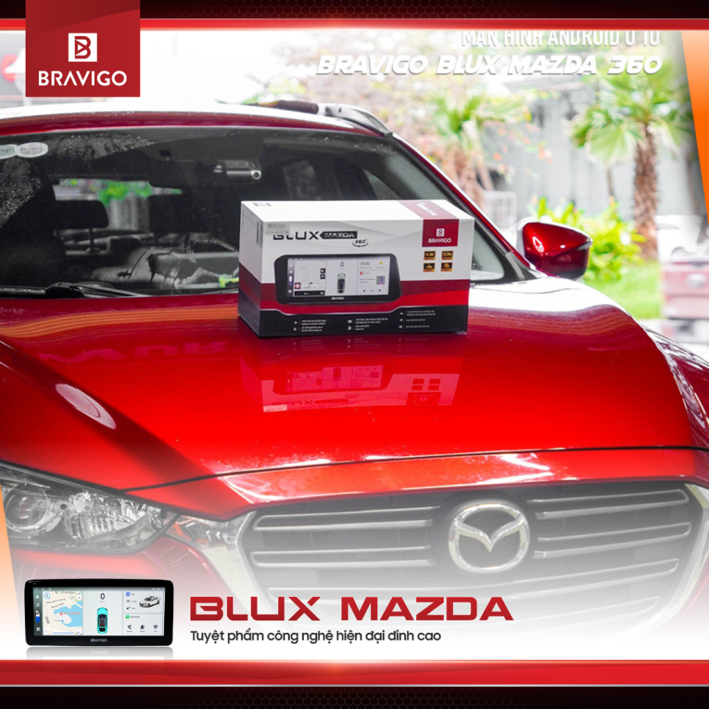 màn hình android ô tô Mazda 2