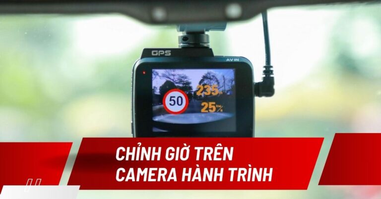 chình giờ cho camera hành trình
