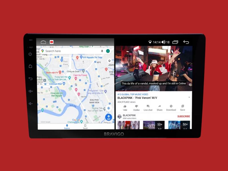 Lợi ích khi lên màn hình Android ô tô?
