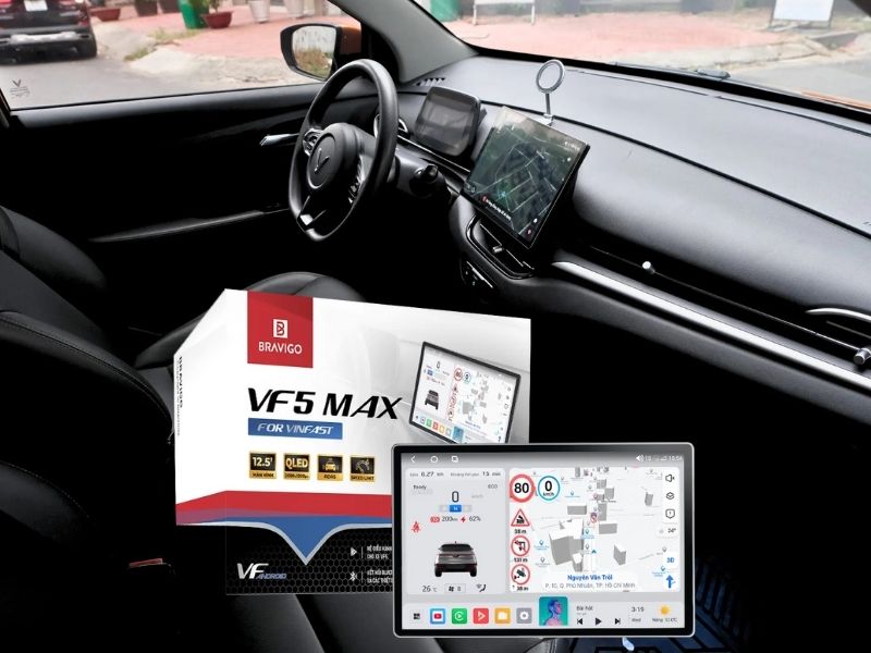 Màn hình Android Bravigo VF5 Max giá bao nhiêu?