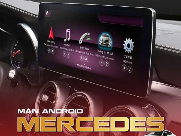 man hinh android cho mercedes