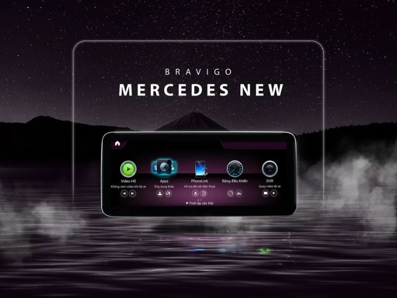 Ưu điểm khi lắp màn hình Android cho Mercedes