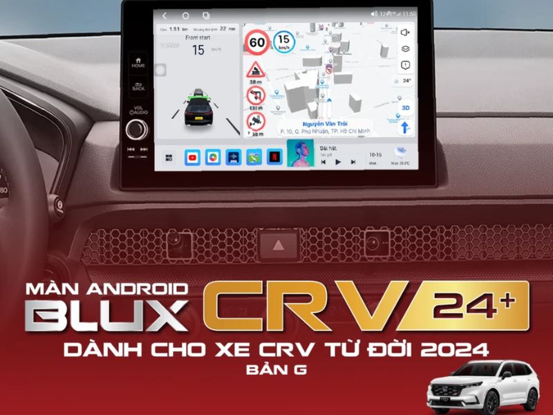 Màn hình Bravigo Blux CRV 2024+ 1 hệ